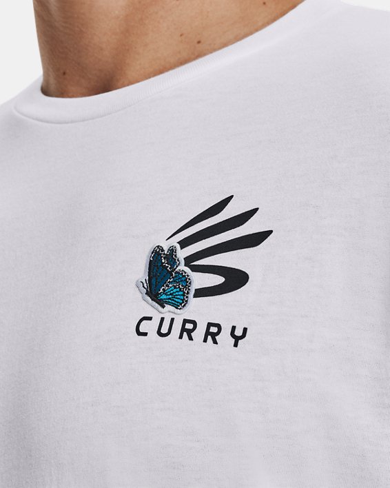 男士Curry Graphic短袖T恤, White, pdpMainDesktop image number 3